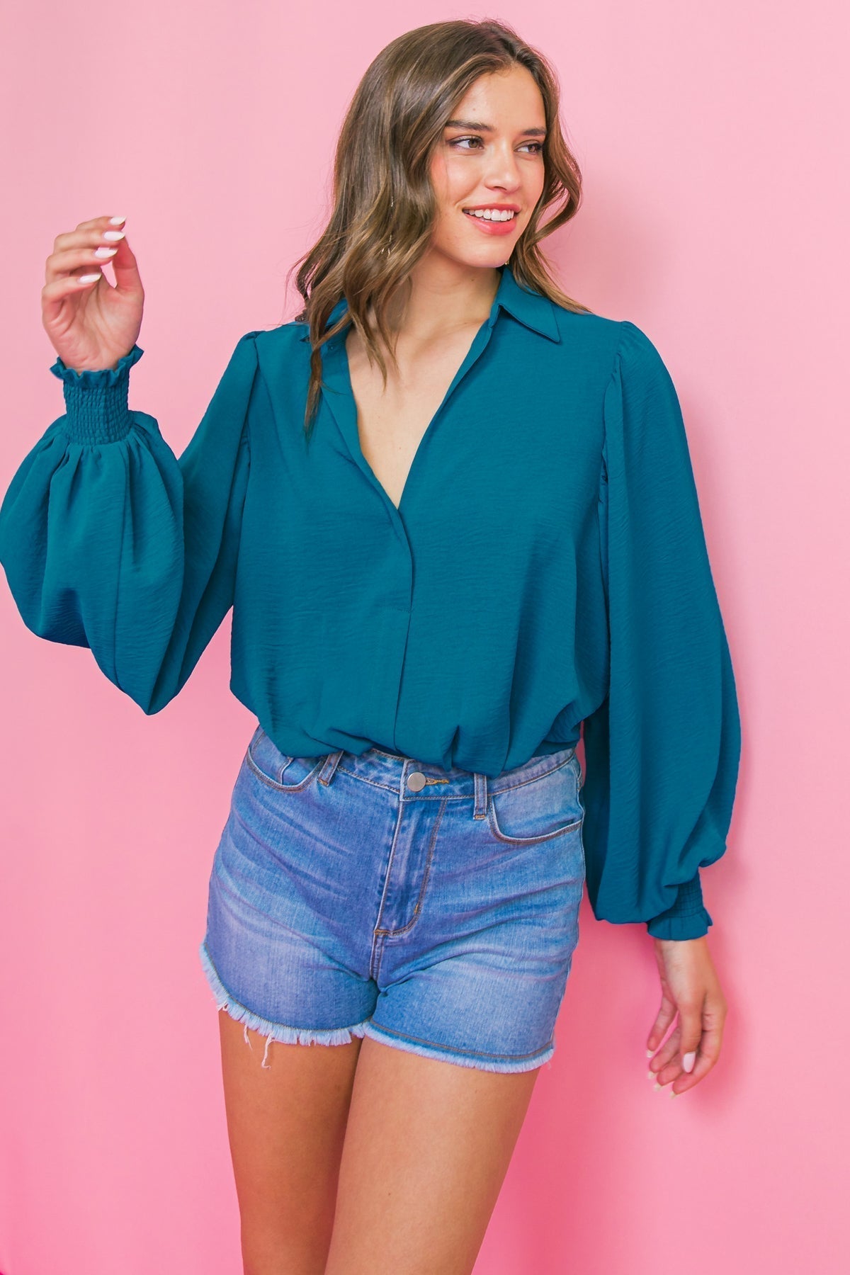 MILES BETWEEN US WOVEN TOP Flying Tomato