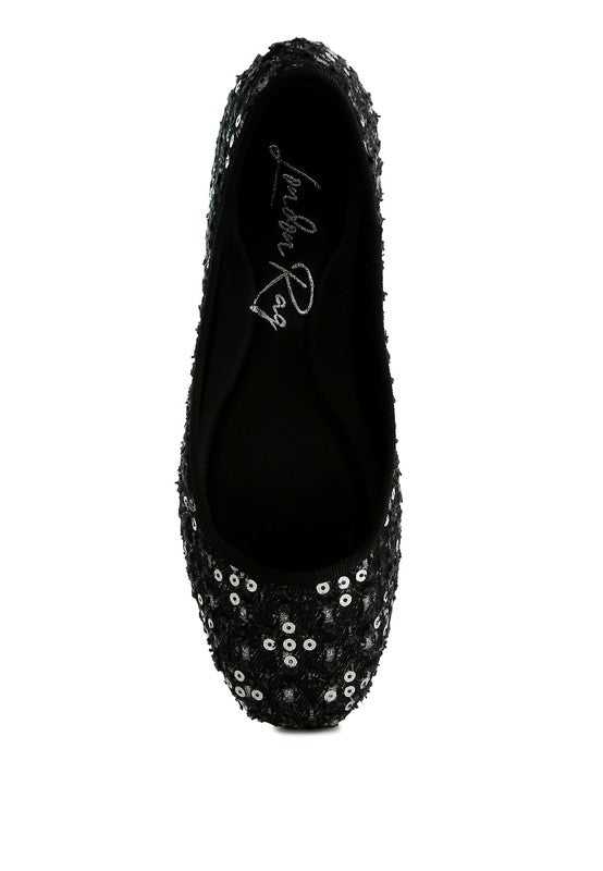 Sequin ballet flats by London Rag