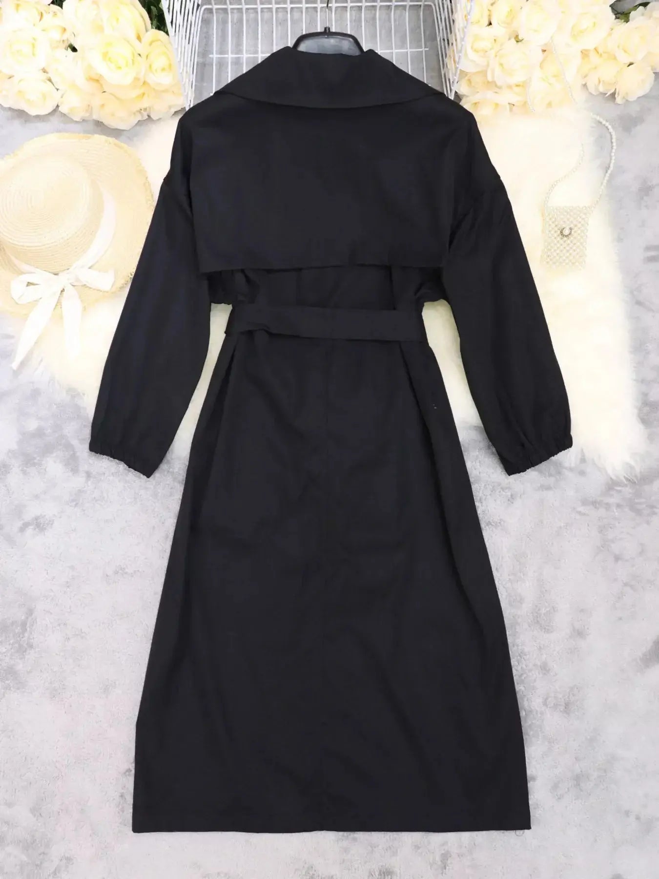 Tie Waist Midi Shirt Dress Simply Love