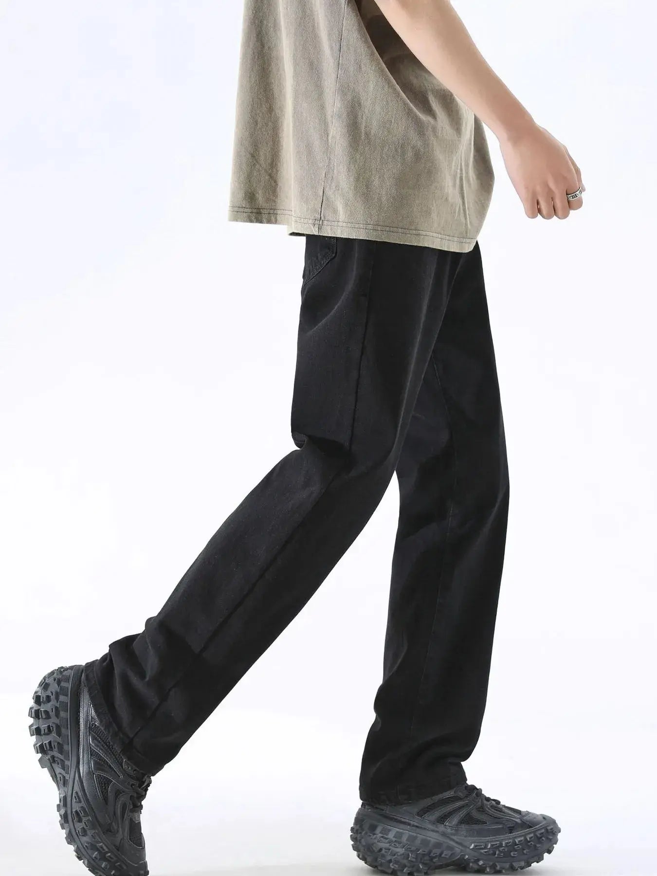 Men's Full Size Wash Wide Leg Jeans Plus Size Simply Love