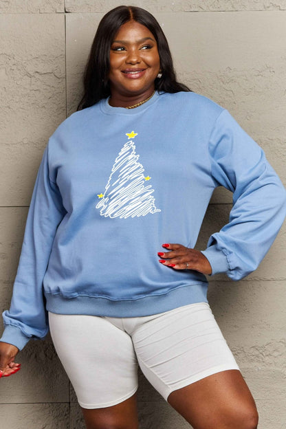 Simply Love Full Size Graphic Sweatshirt.