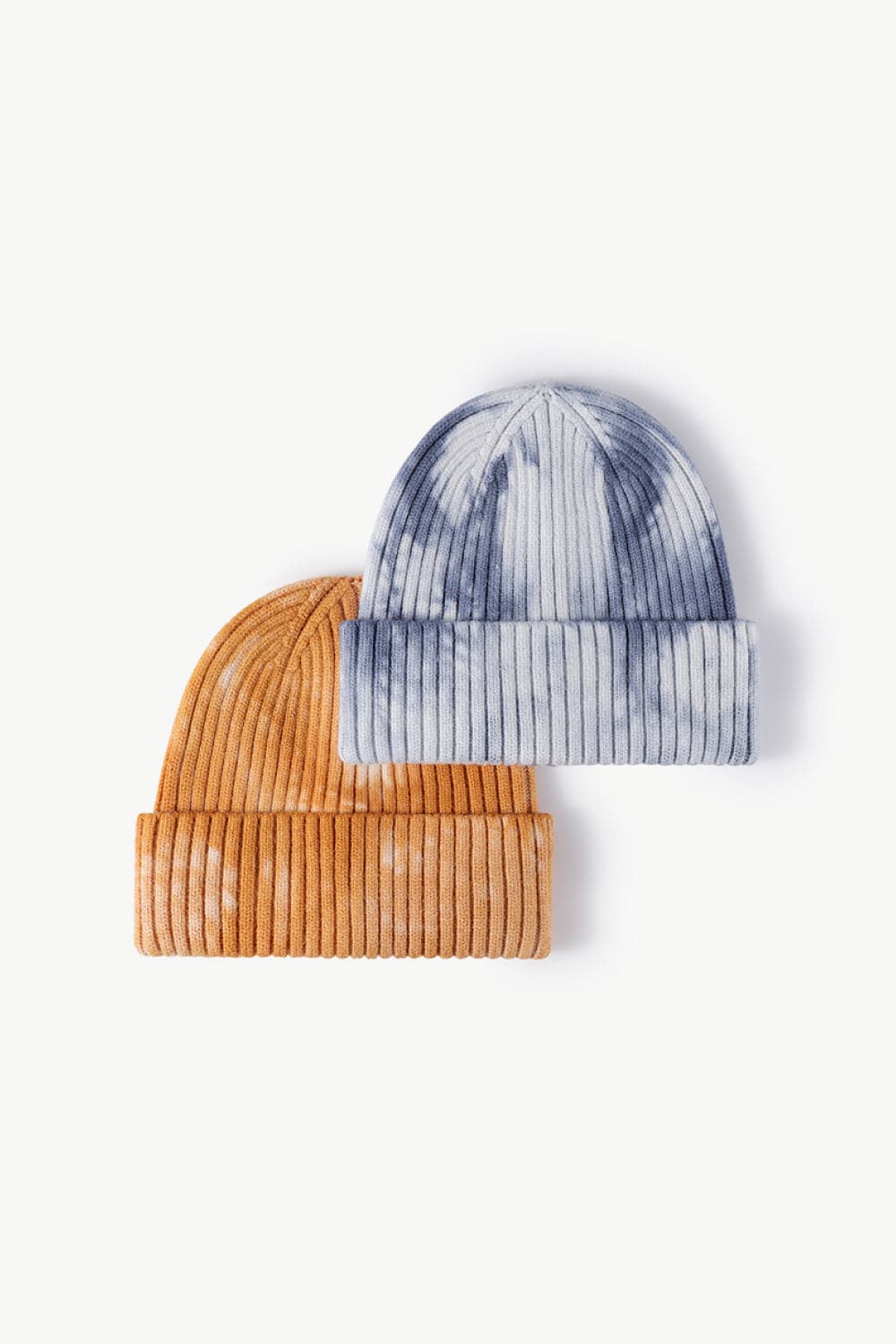 Tie-Dye Ribbed Cuffed Beanie.