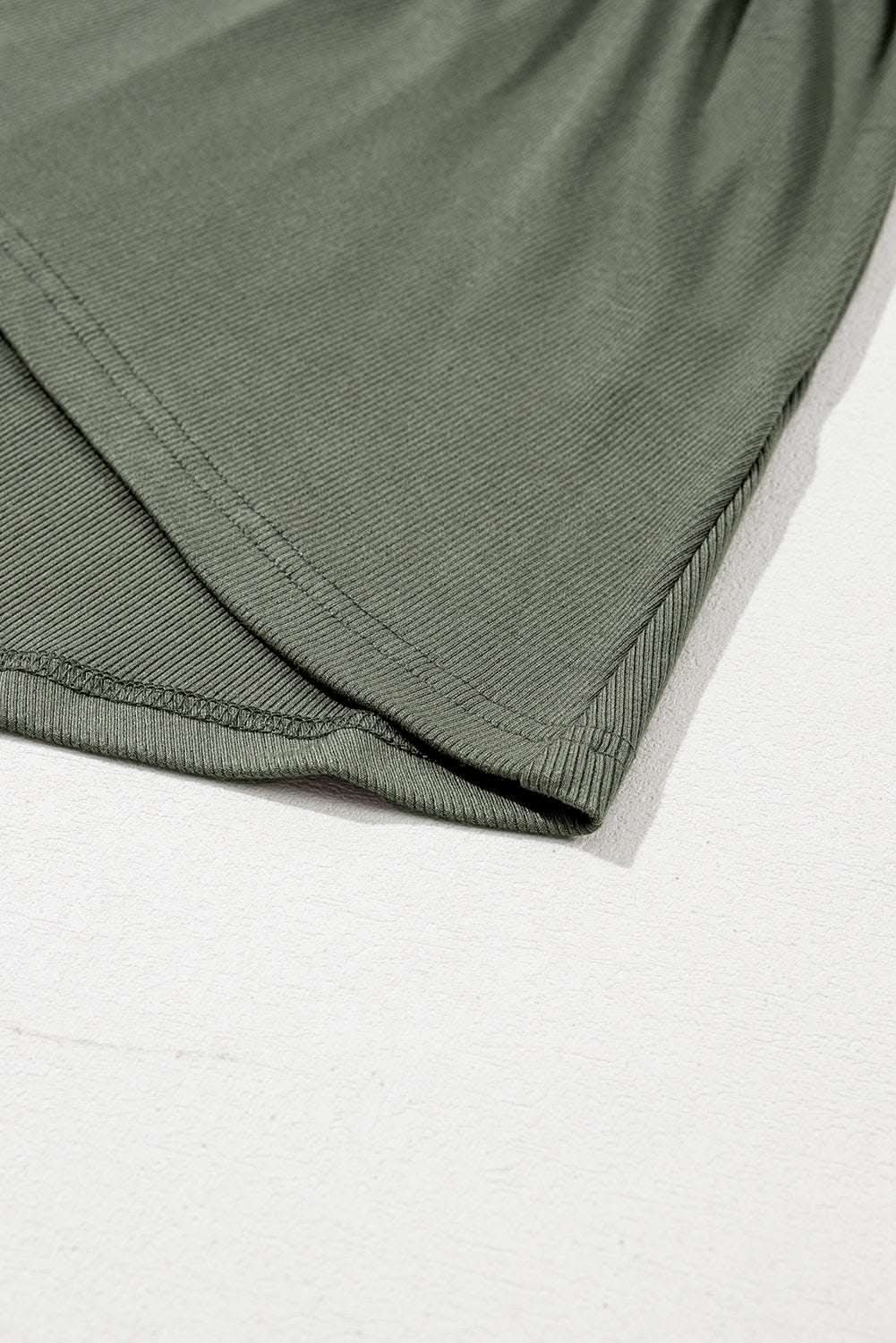 Mist green plus size babydoll top - Love Salve 