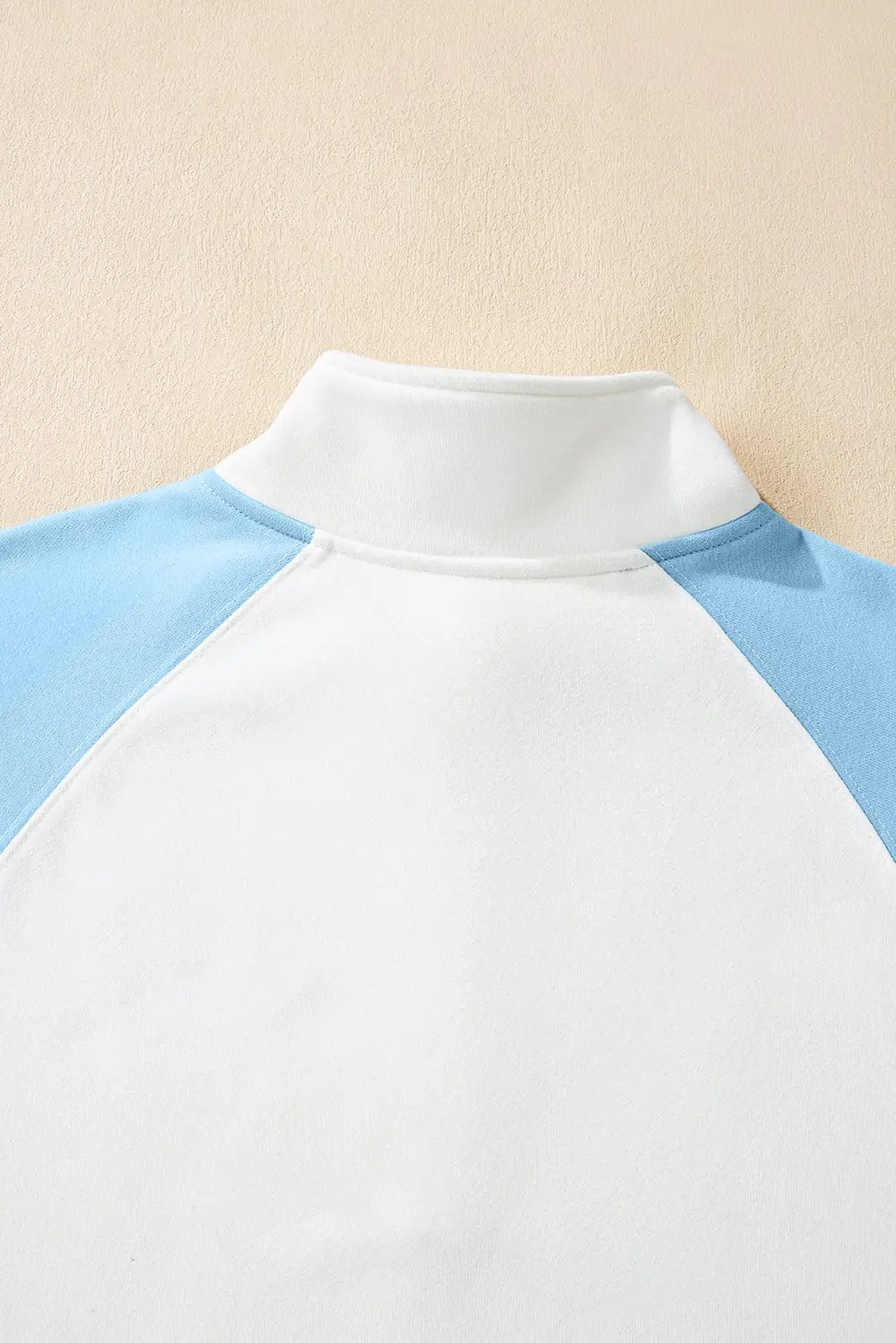 Premium Beau Blue Colorblock Snap Buttons Pullover Sweatshirt Dear-Lover Dropshipping