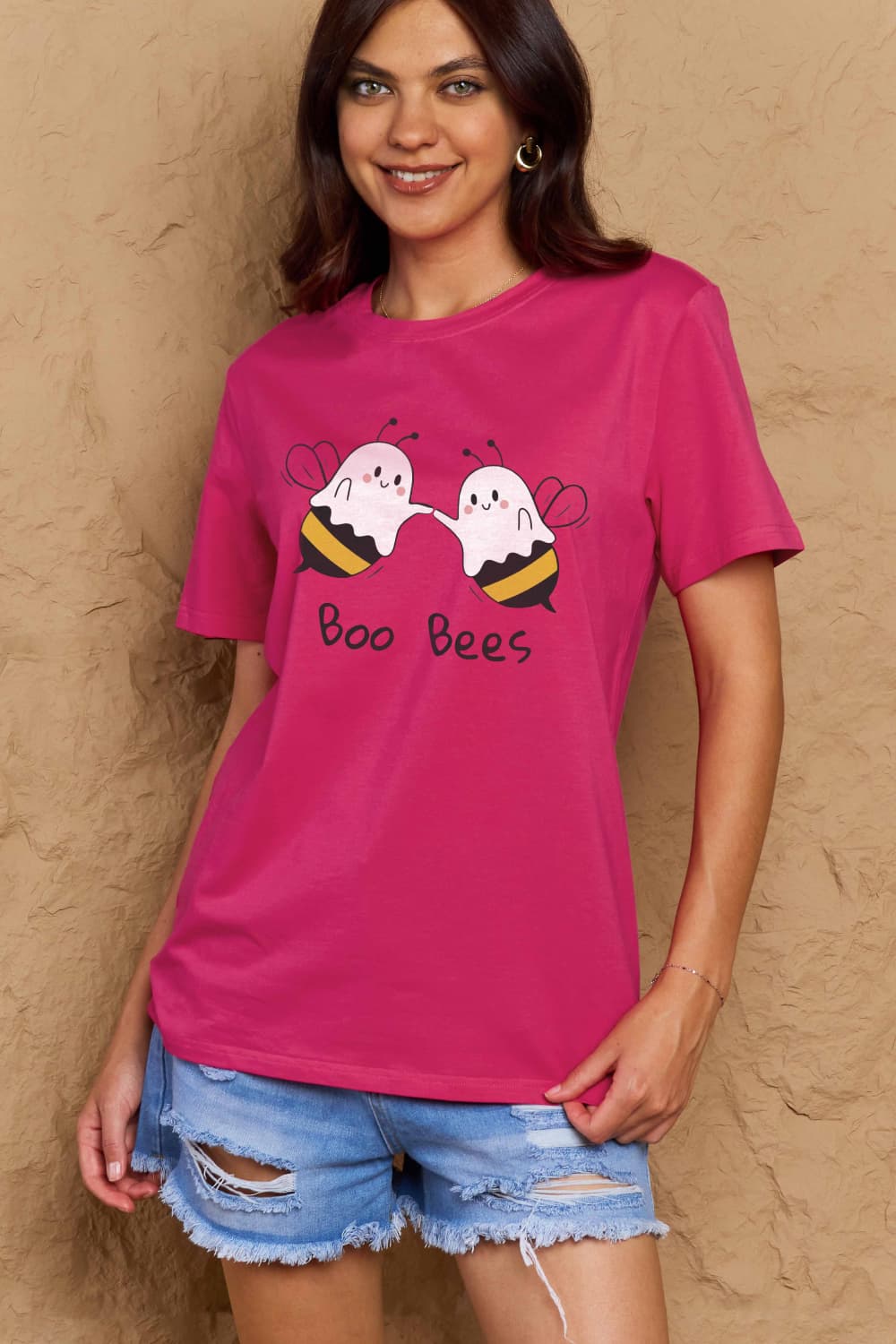 Simply Love Full Size BOO BEES Graphic Cotton T-Shirt Simply Love