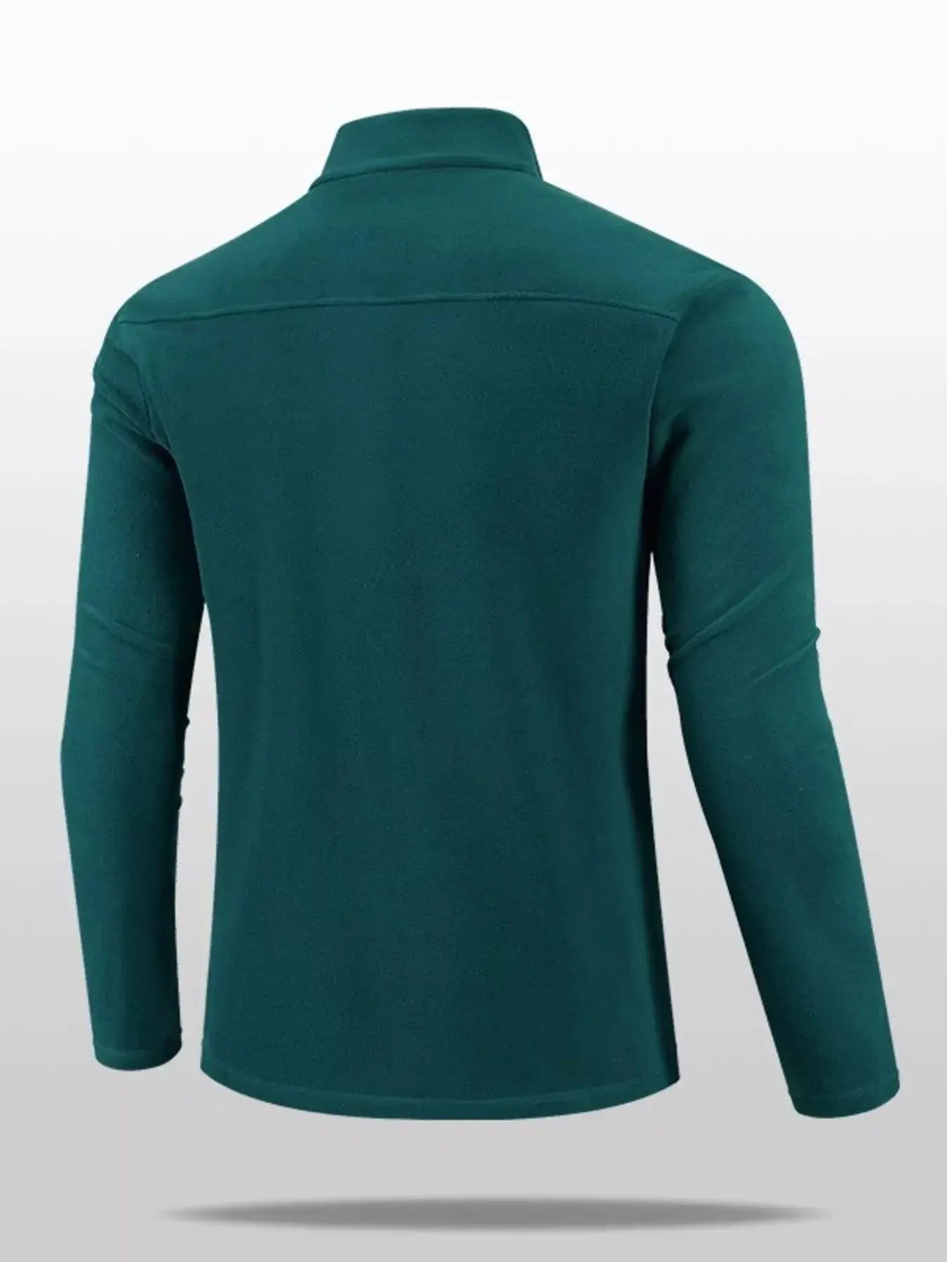 Men's Plus Size Quarter Zip Long Sleeve Sweatshirt Simply Love