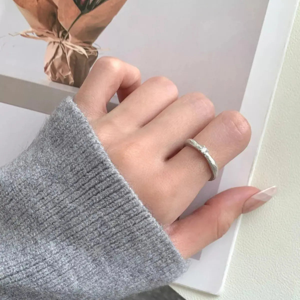 925 Sterling Silver Zircon Ring Simply Love