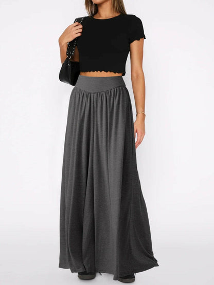 High Waist Wide Leg Pants.