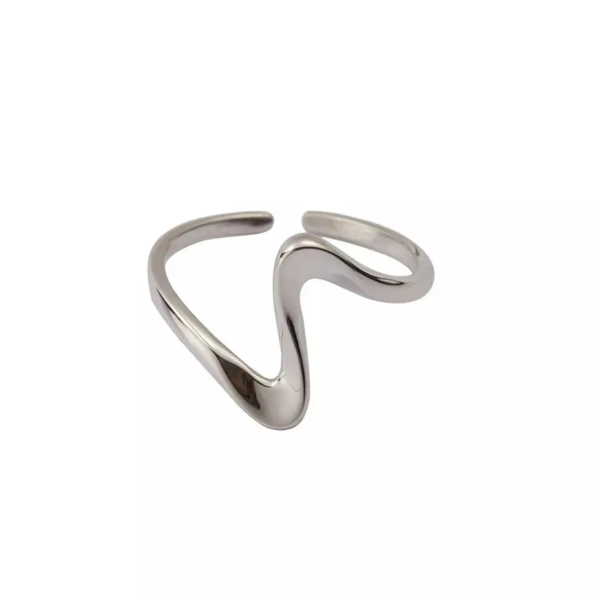 925 Sterling Silver Irregular Ring Simply Love