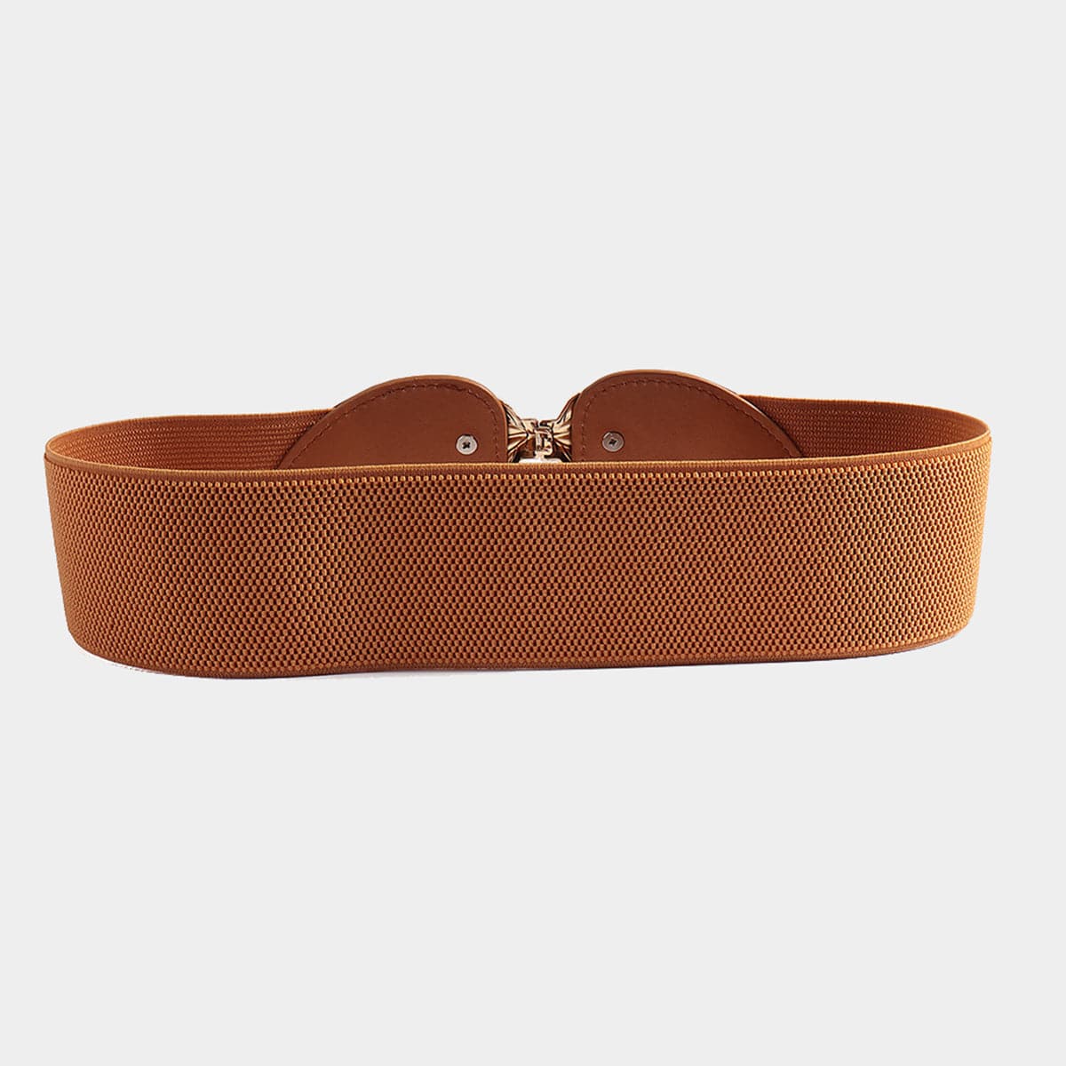 Alloy Leaf Buckle Elastic Belt.