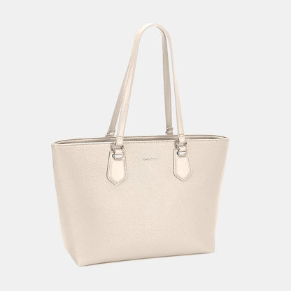 David Jones PU Leather Tote Bag.