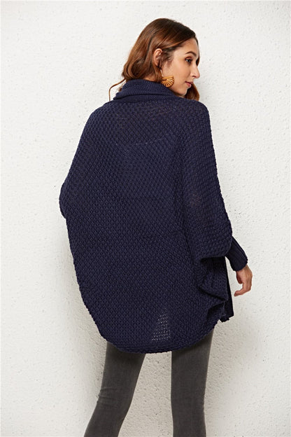 Open Front Batwing Sleeve Cardigan.