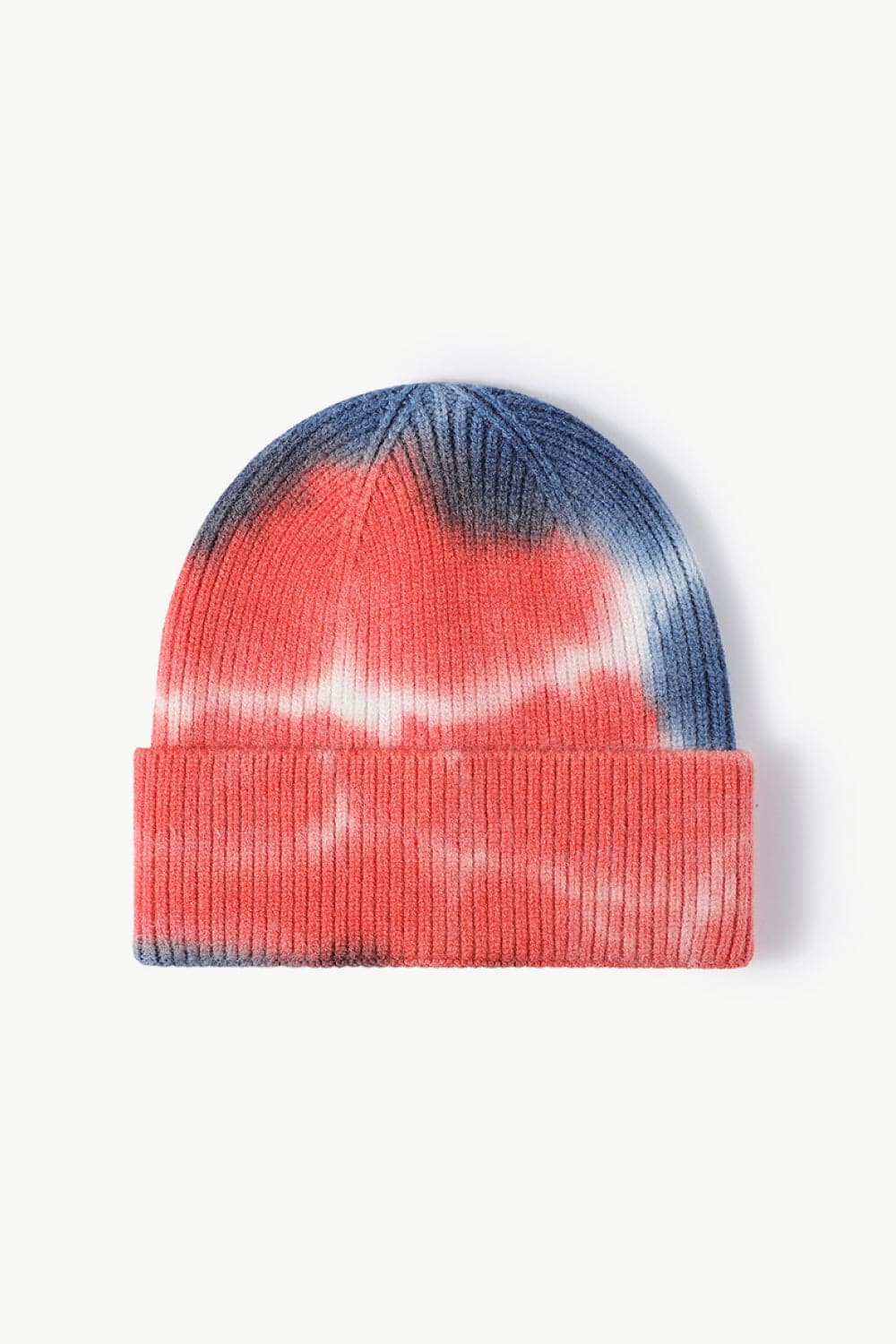 Tie-Dye Cuffed Knit Beanie.