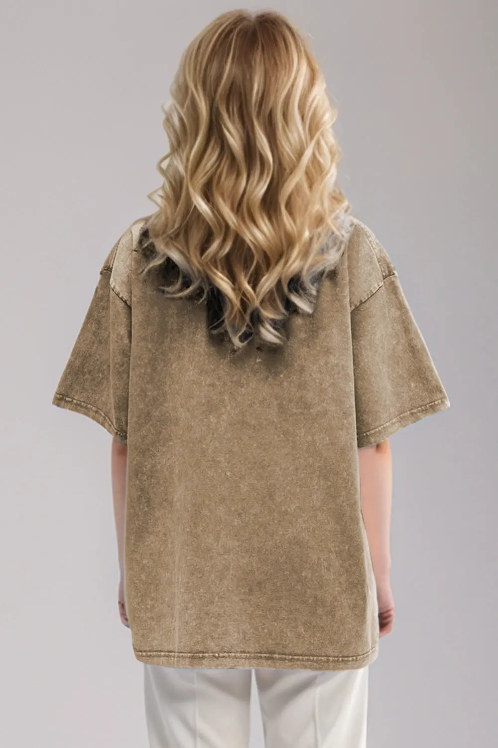 Basic Bae Round Neck Half Sleeve T-Shirt - Love Salve