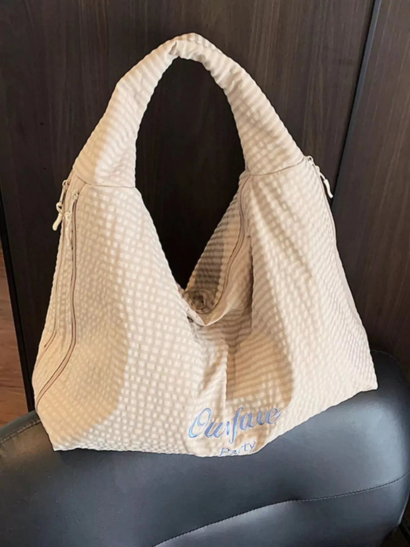 Casual Style Plaid Handbag Simply Love