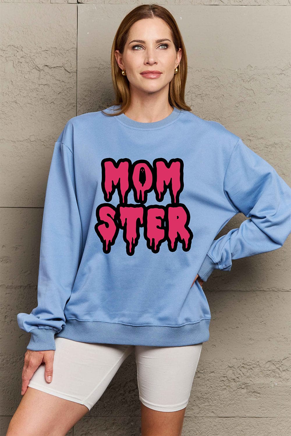 Mom's Love Graphic Sweatshirt in Full Size