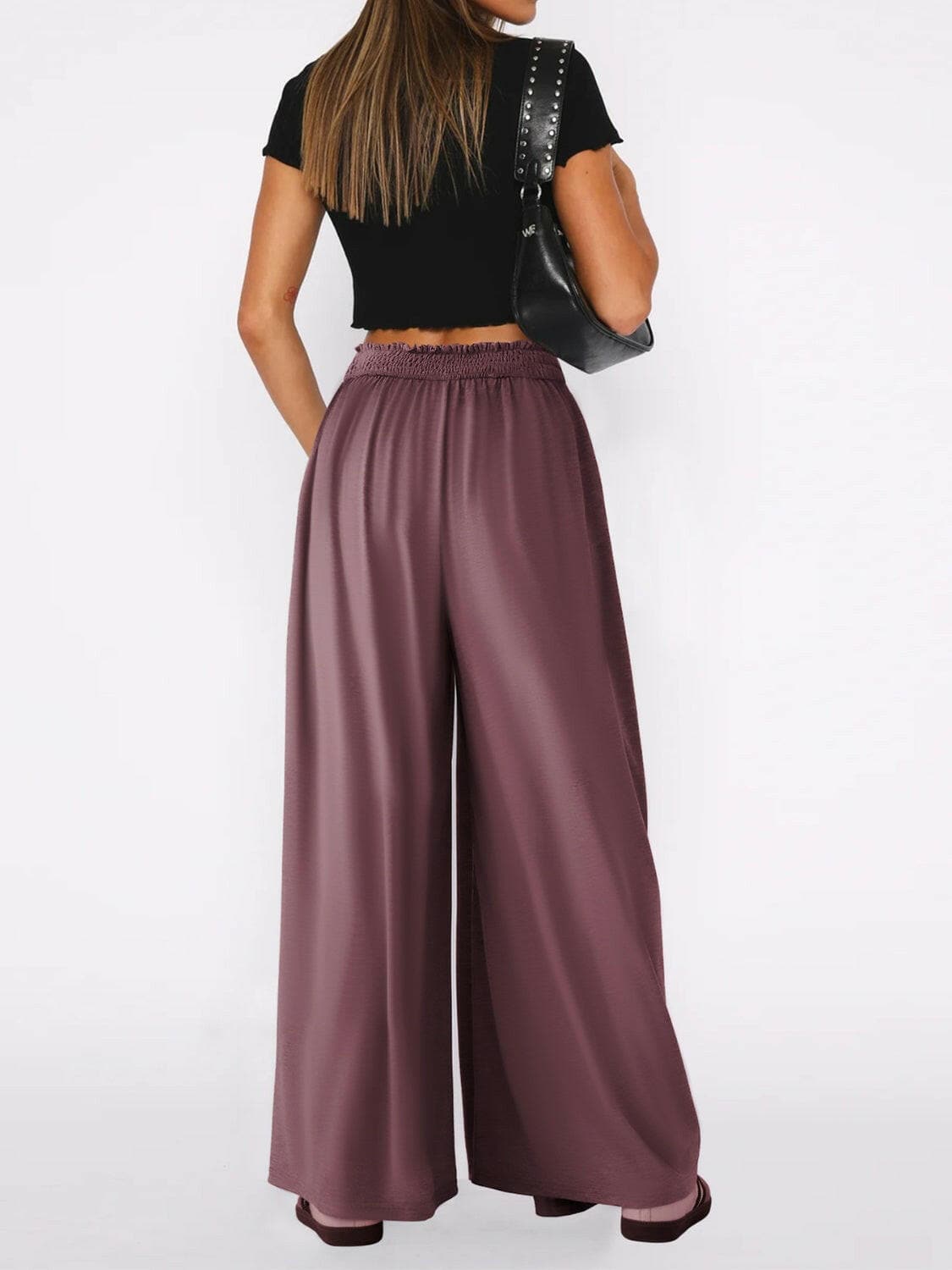 High Waist Wide Leg Pants.