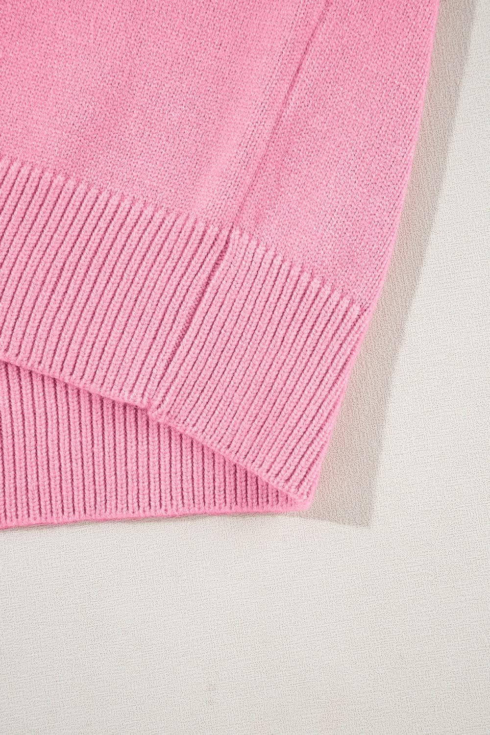 Elegant pearl contrast sweater - Love Salve 