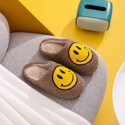 Melody Smiley Face Slippers.