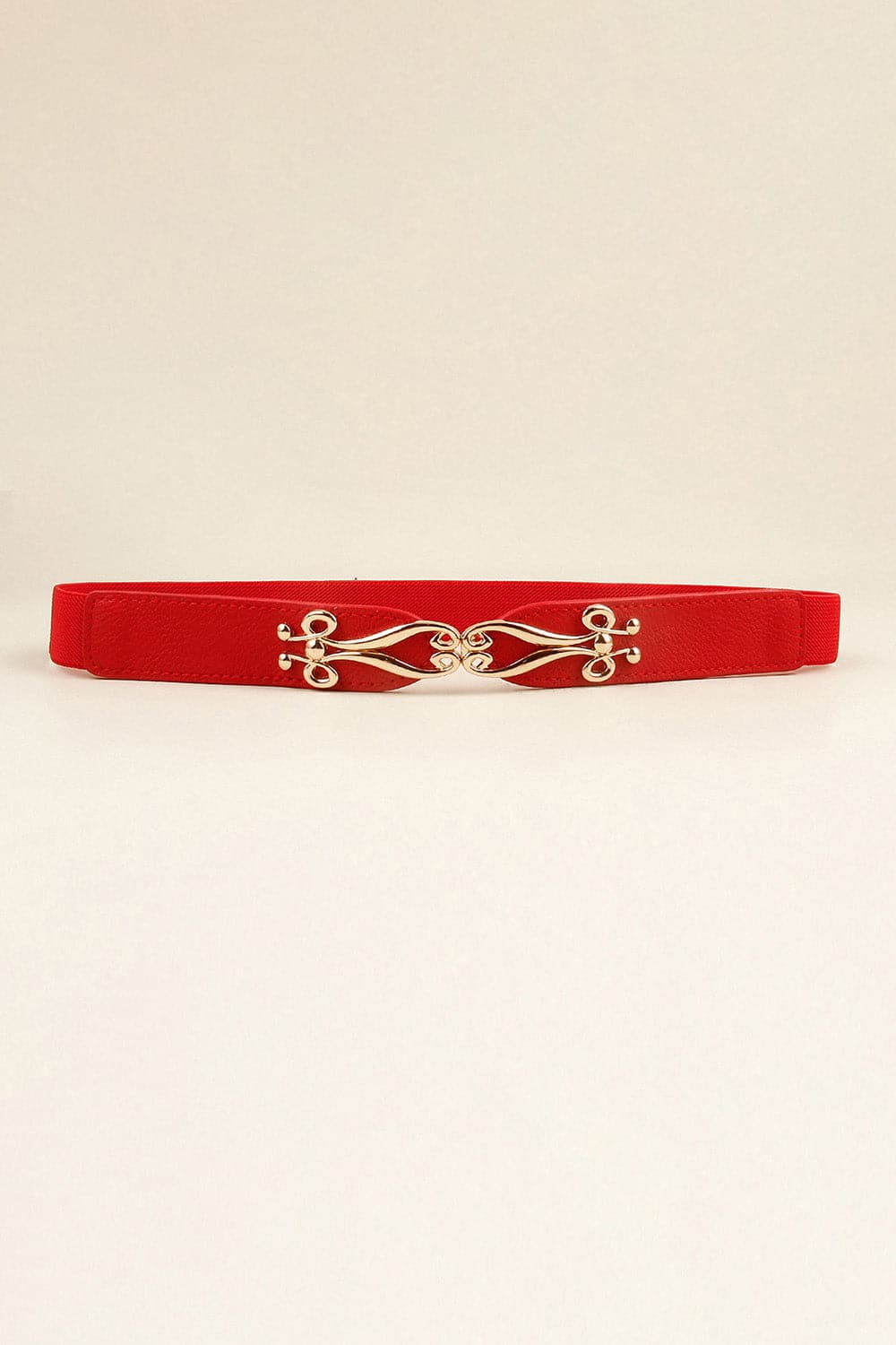 Alloy Buckle Elastic Belt.