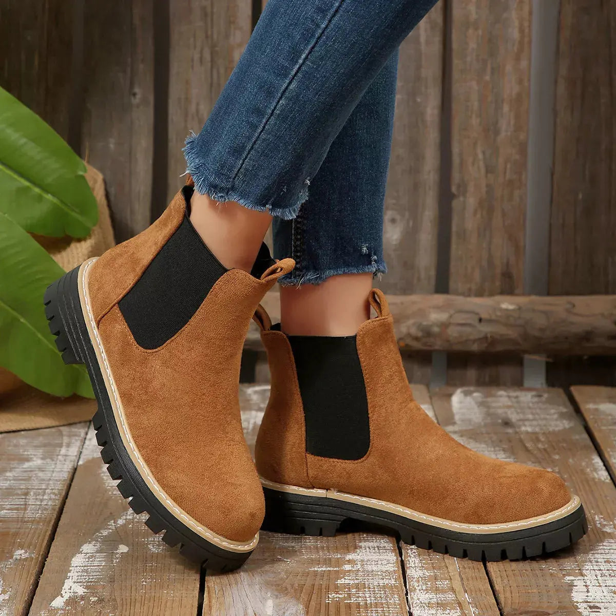 Round Toe Ankle Boots Simply Love