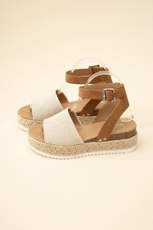 TOPIC-S Espadrille Ankle strap Sandals.