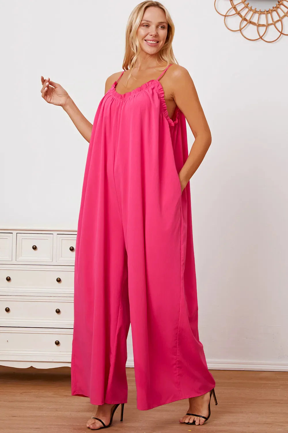 Double Take: Ruffle Cami Jumpsuit