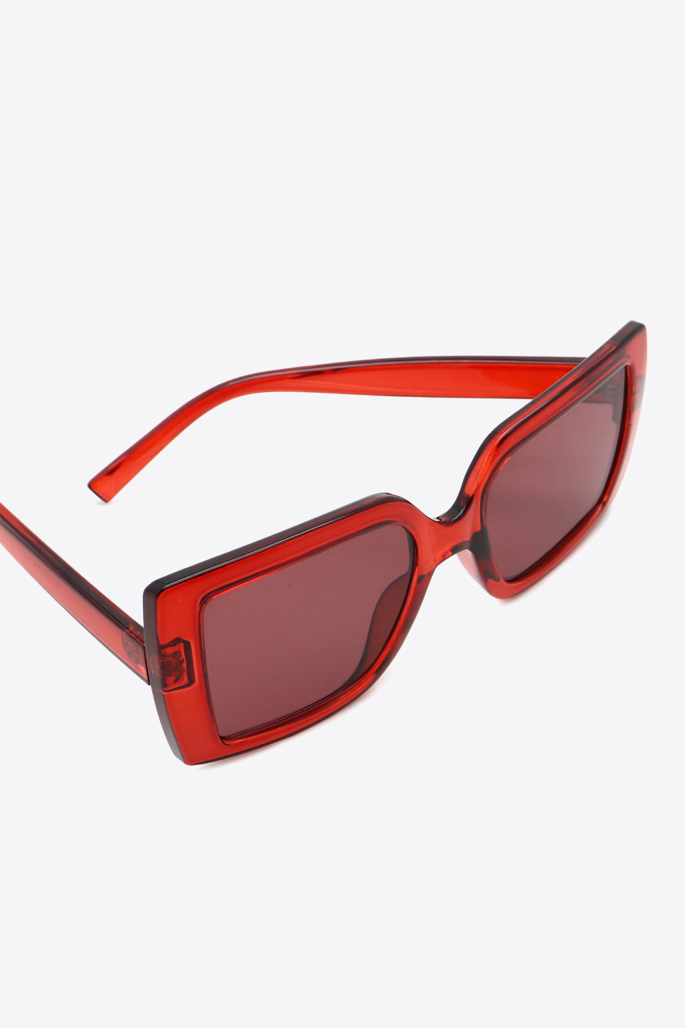 Deep Red Square Sunglasses Coco’s Tee Boutique