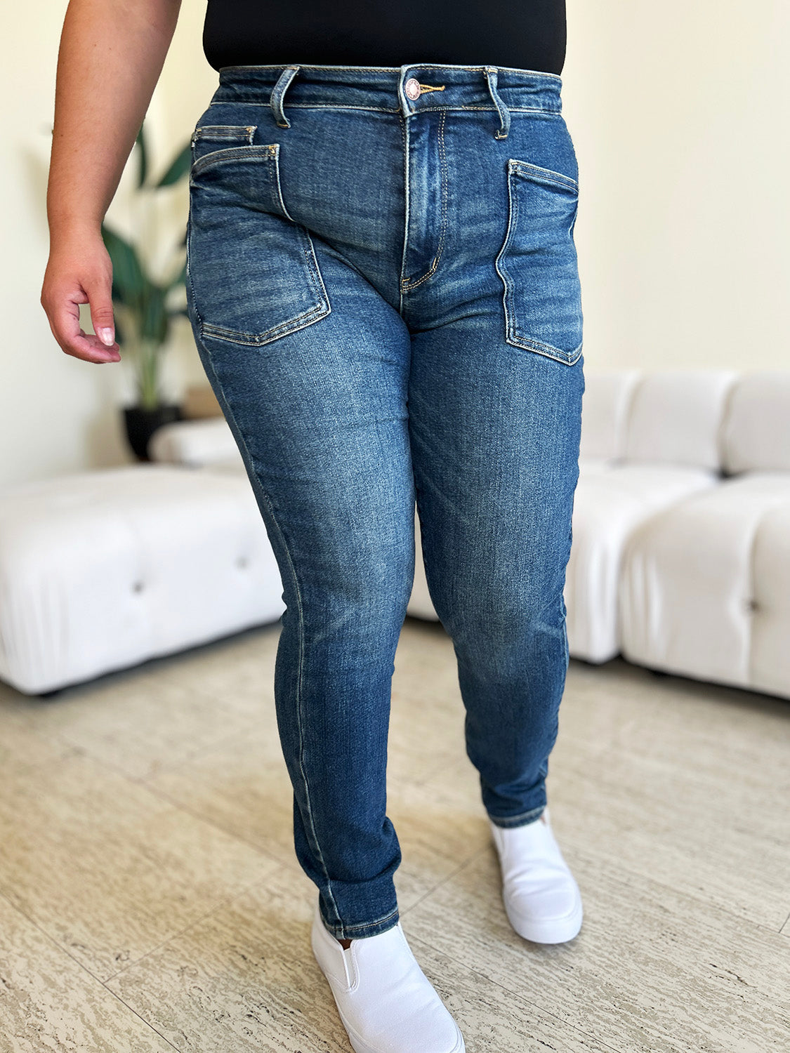 Judy Blue Full Size High Waist Skinny Jeans Coco’s Tee Boutique