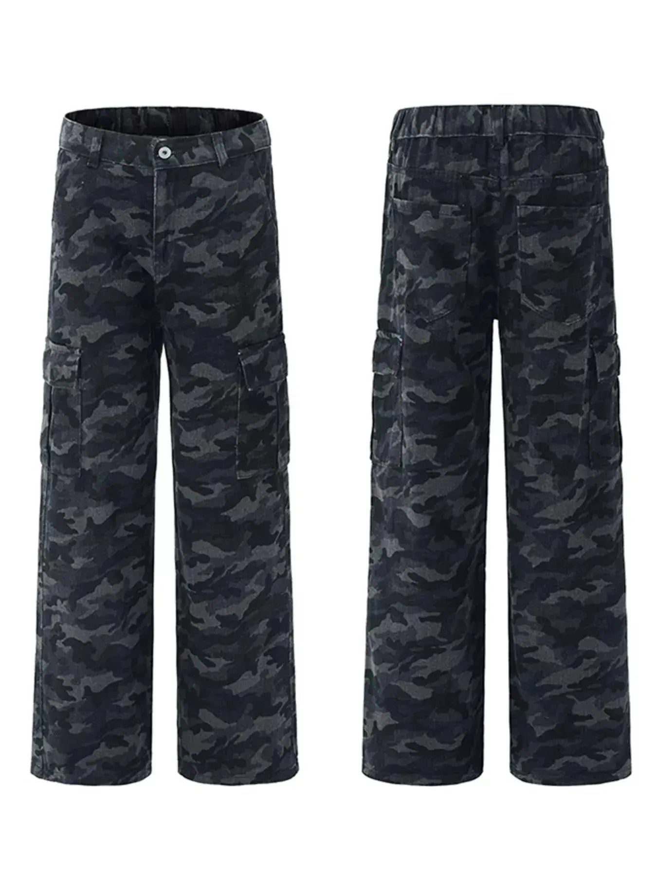 Men's Relaxed Fit Camo Cargo Pants Simply Love