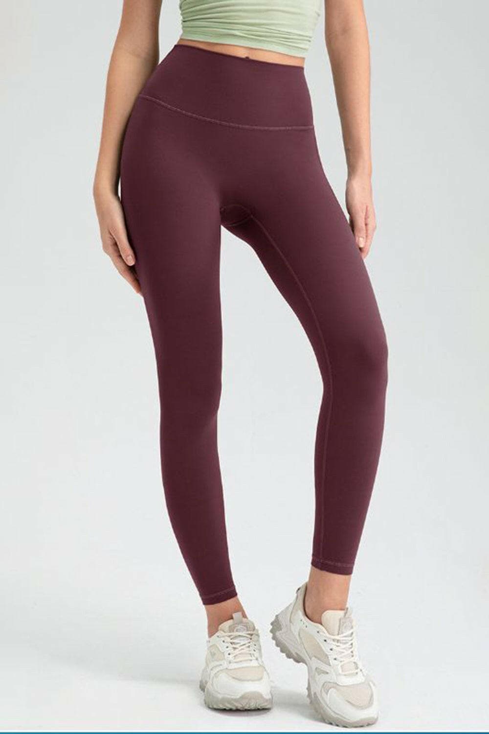 Wide Waistband High Waist Sport Leggings.