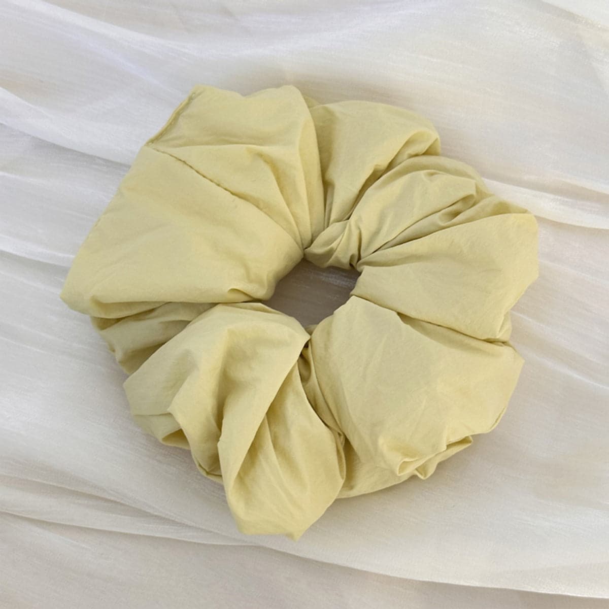 Ruched Elastic Hair Scrunchy.