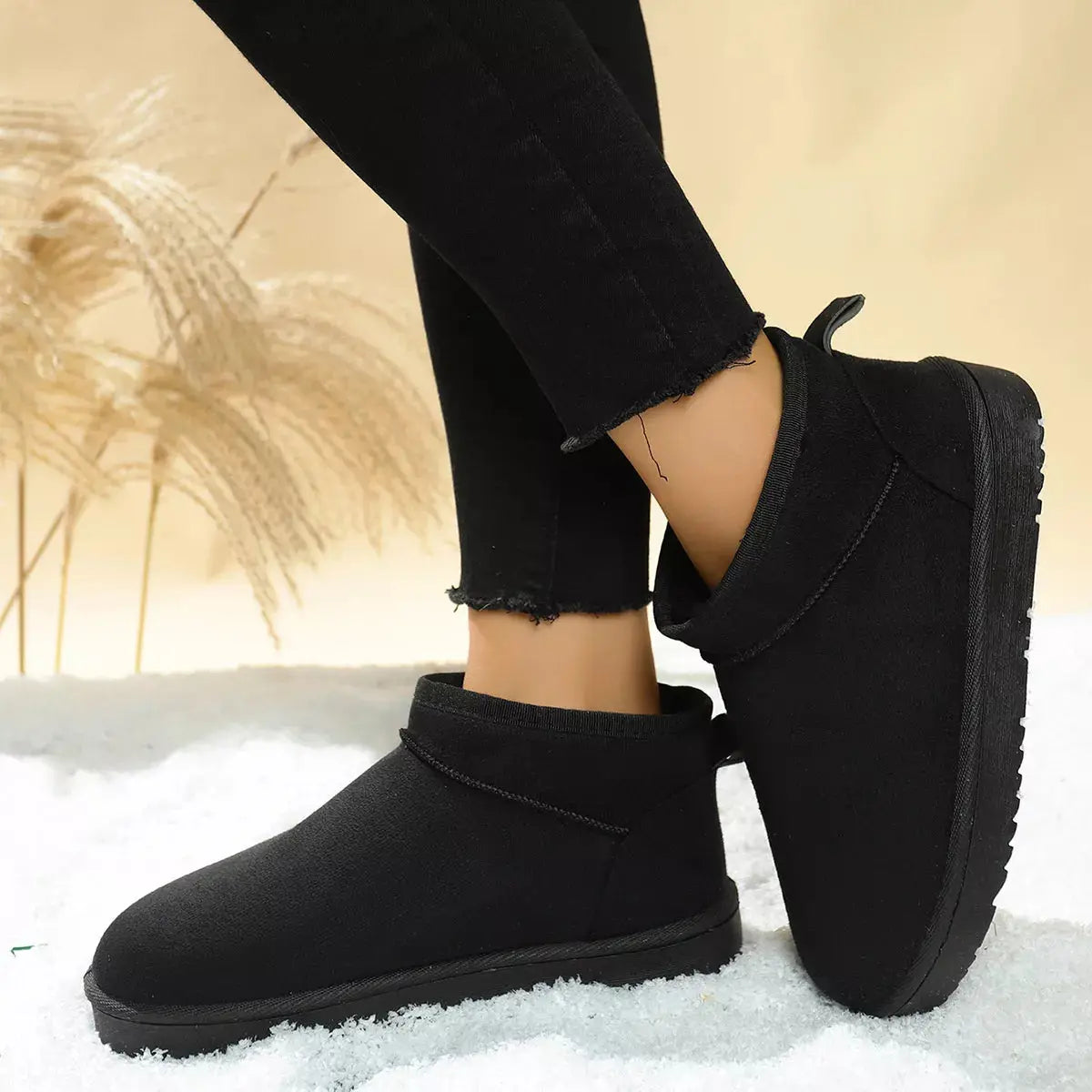 Round Toe Platform Boots Simply Love