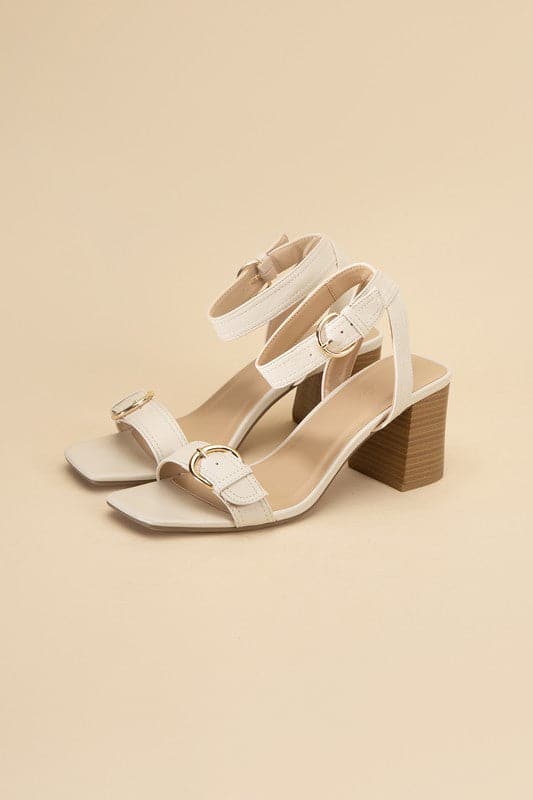 TREATY-S Buckle Sandal Heel.