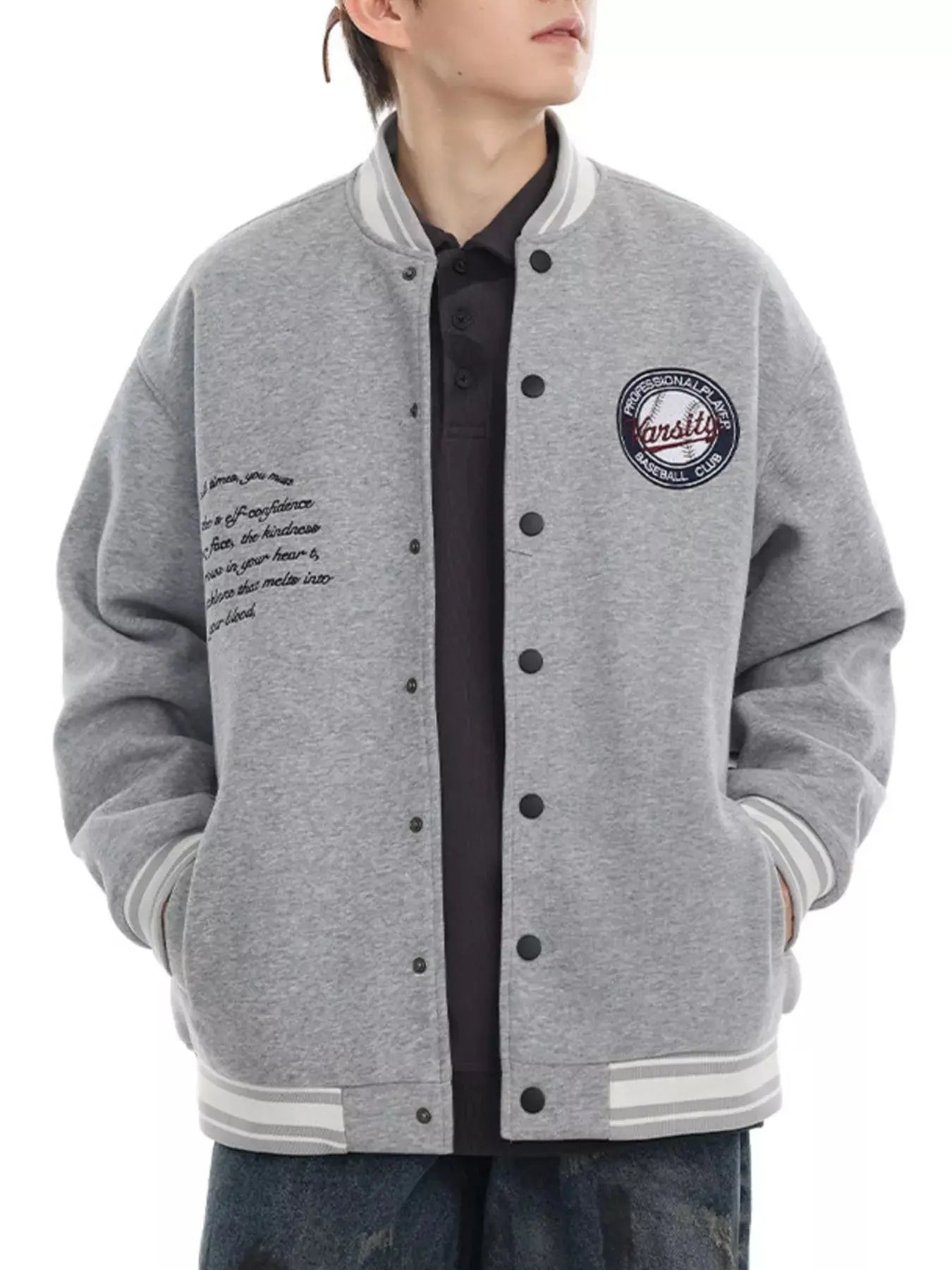 Men's Plus Size Snap Down Dropped Shoulder Jacket Simply Love