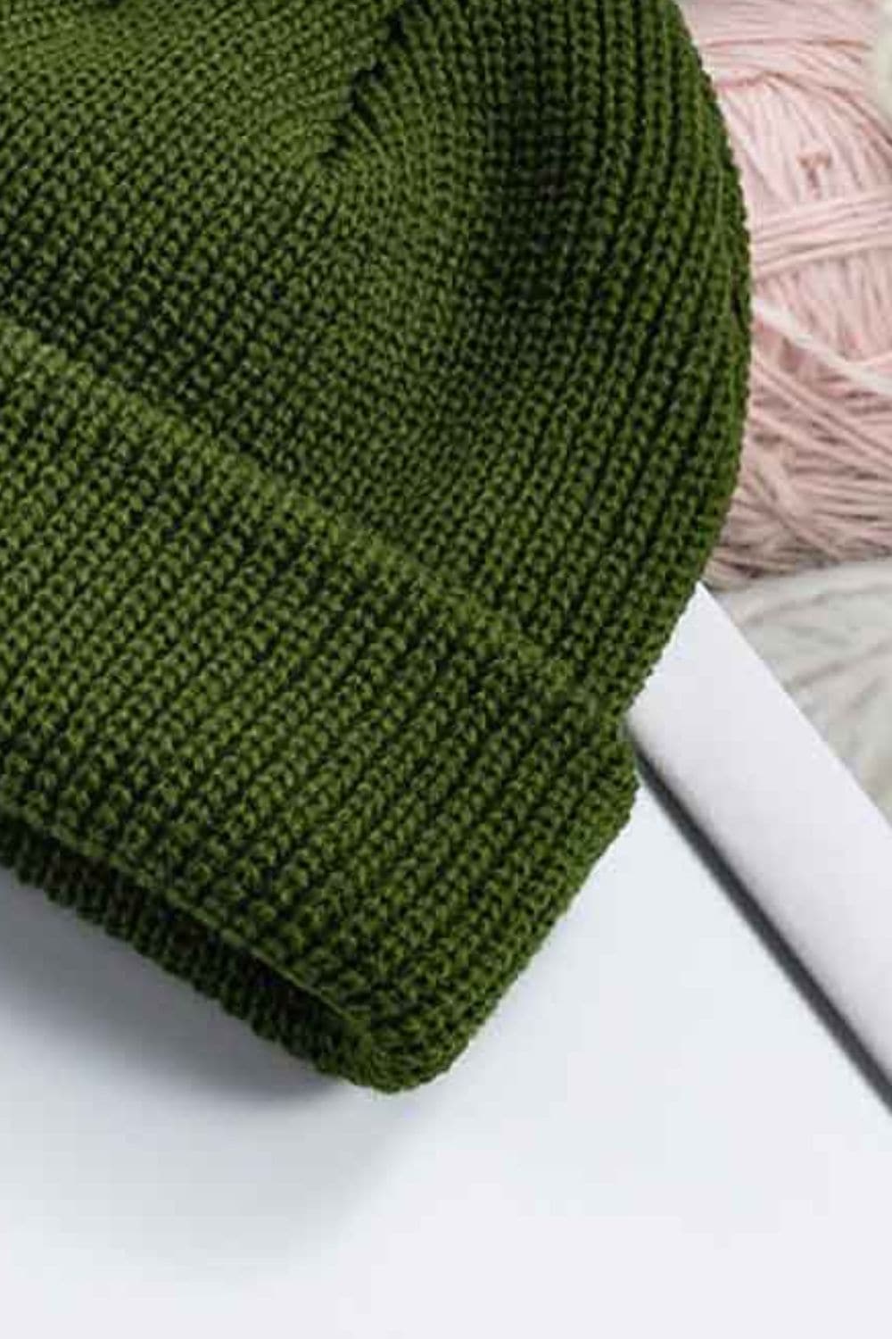 Cozy Rib-Knit Cuff Beanie.