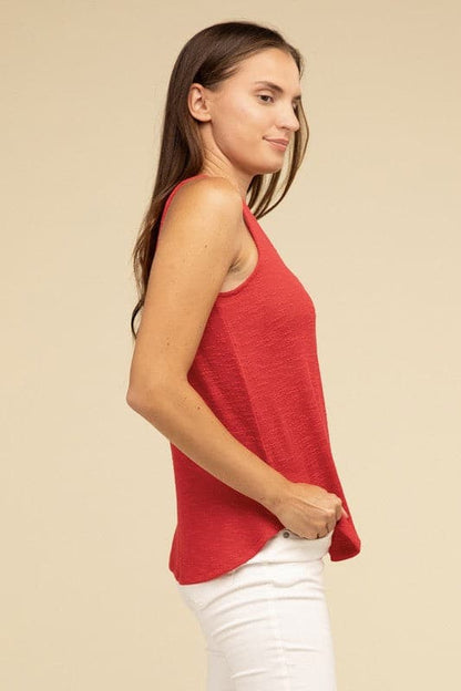 V Neck Sleeveless Cami Top.