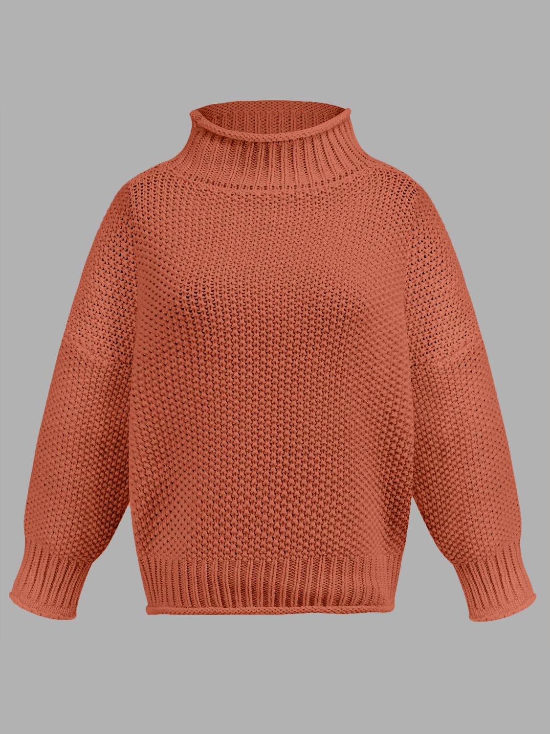 Turtleneck Long Sleeve Sweater.