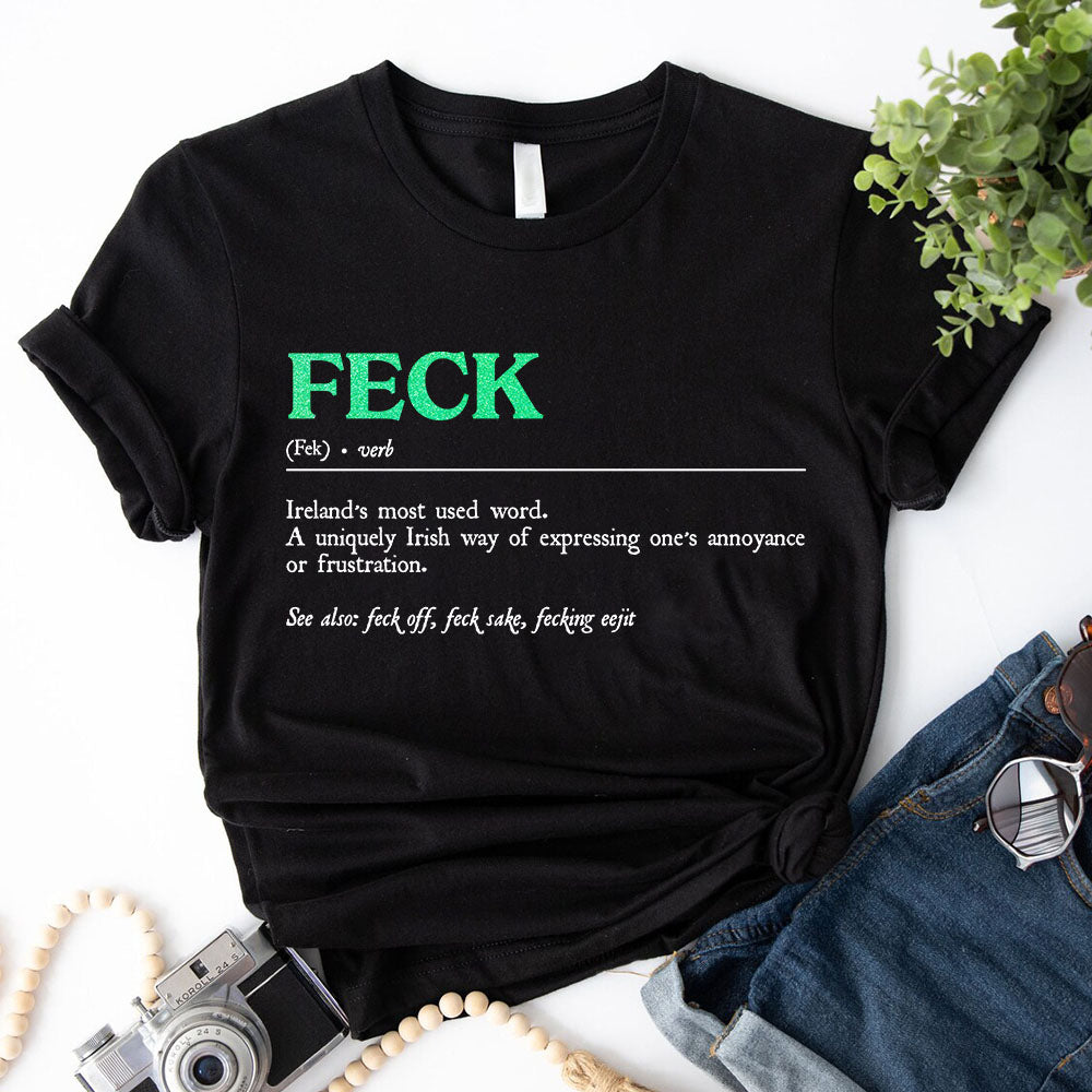 St. Patrick's Feck Definition Tees Adorb.co