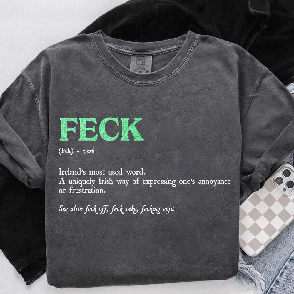 St. Patrick's Feck Definition Tees Adorb.co