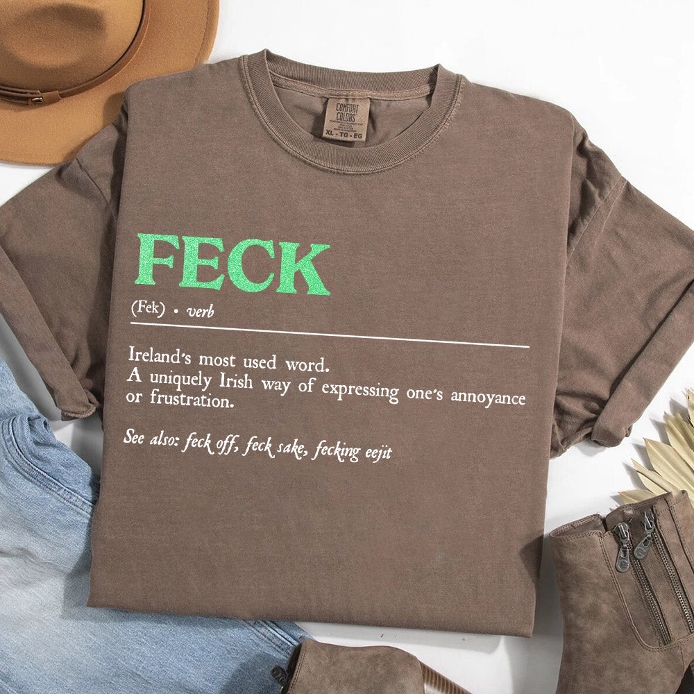 St. Patrick's Feck Definition Tees Adorb.co