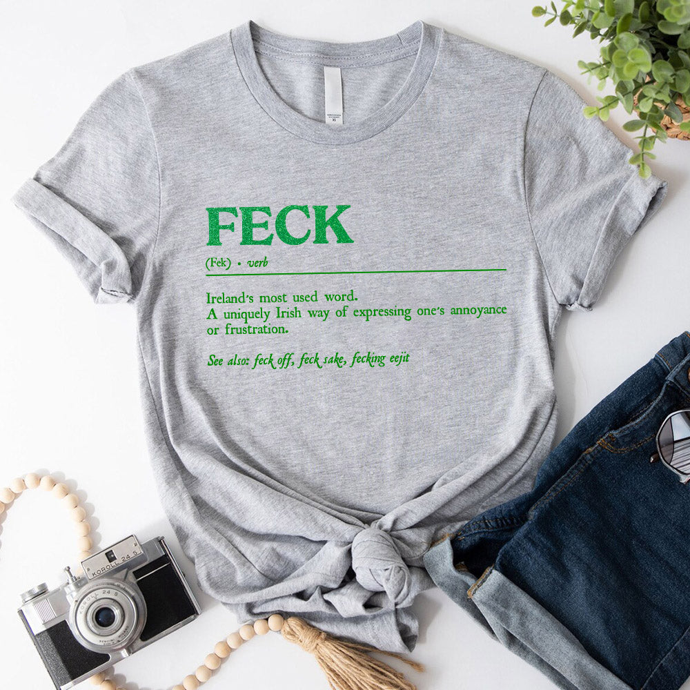 St. Patrick's Feck Definition Tees Adorb.co