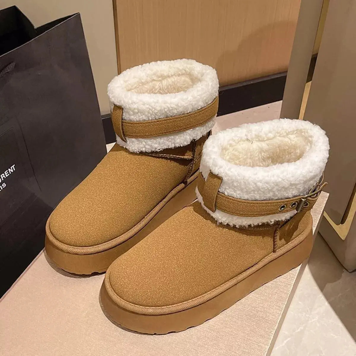 Cozy Plush-Lined Winter Ankle Boots Simply Love