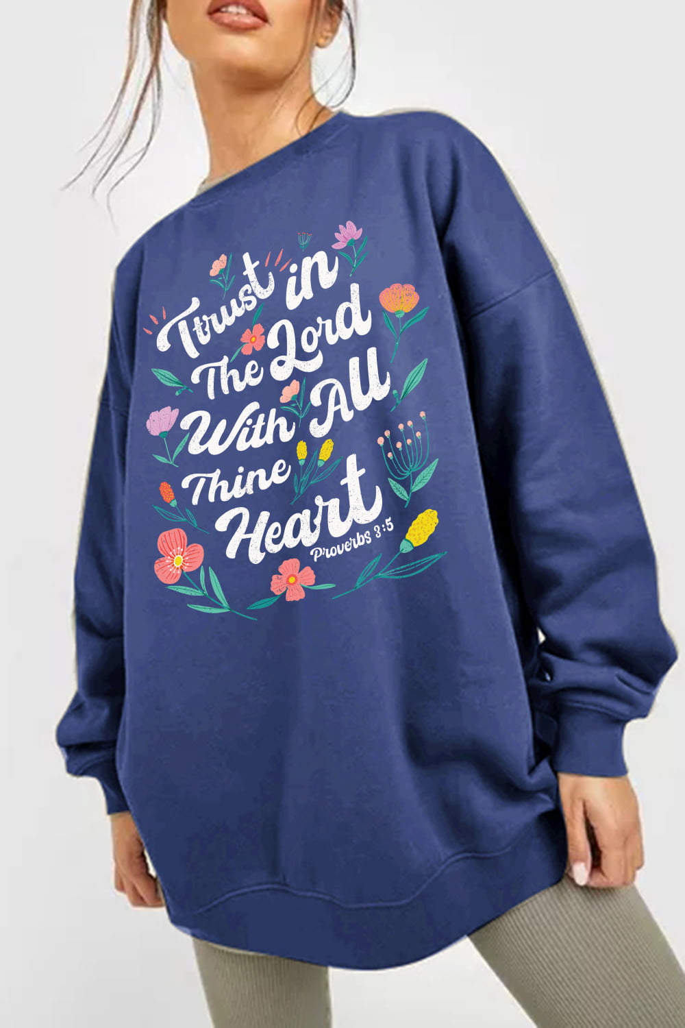 Simply Love: Flower Sweatshirt