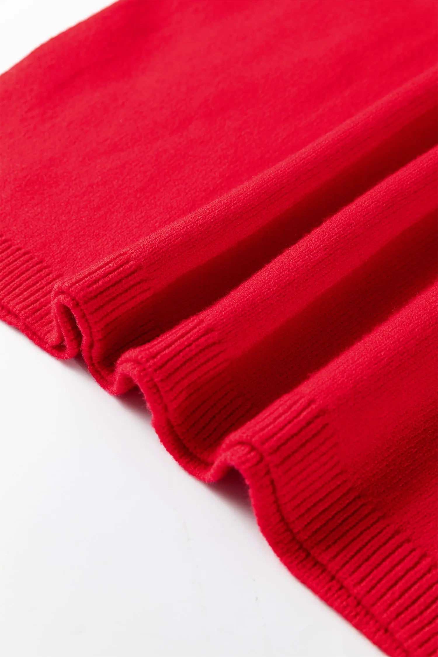 Fiery Red Embroidered Yeehaw Letter Loose Short Sleeve Sweater Dear-Lover Dropshipping