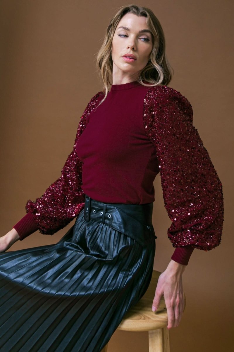 FEELING THE FUN SWEATER TOP - Love Salve