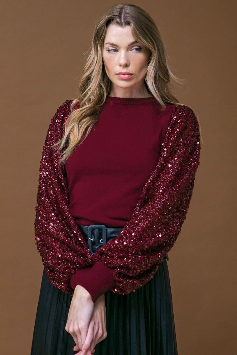 FEELING THE FUN SWEATER TOP - Love Salve