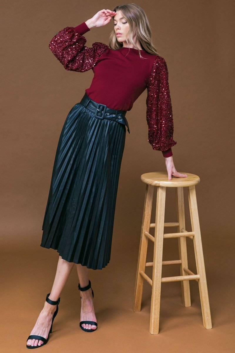 FEELING THE FUN SWEATER TOP - Love Salve