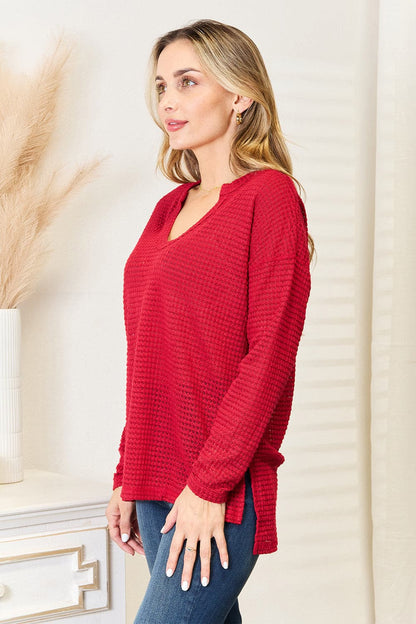 Wide notch relaxed top for all-day comfort and style