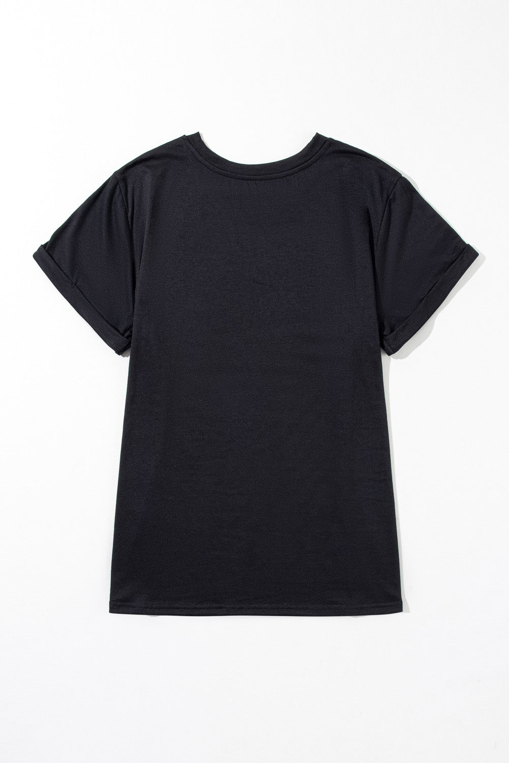 Chic Plus Size Black Tee